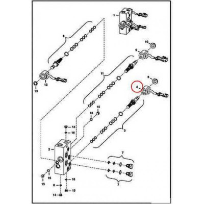 6676243 Катушка клапана хода Bobcat 6676243 Катушка клапана хода Bobcat