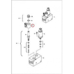 7025094 Катушка клапана хода Bobcat 7025094 Катушка клапана хода Bobcat