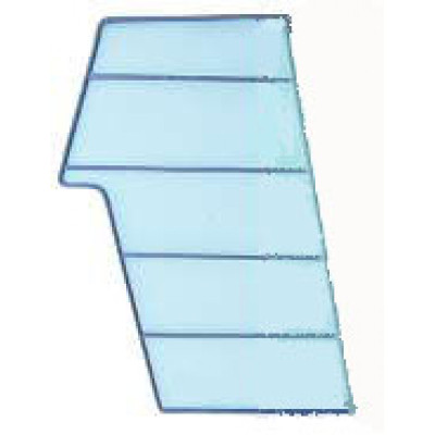 Скло бокове ліве Bobcat 6691001 Скло бокове ліве Bobcat 6691001