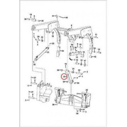 6804630 Гидроцилиндр траверсы Bobcat