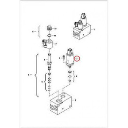 7024902 Катушка клапана хода Bobcat 7024902 Катушка клапана хода Bobcat