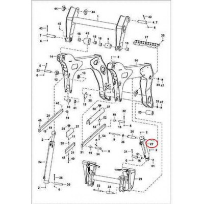 7208419 Гідроциліндр траверси Bobcat