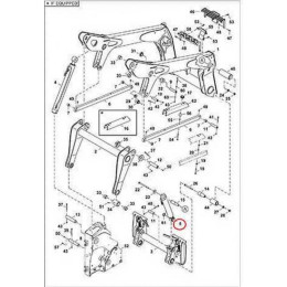 7235738 Гідроциліндр траверси, лівий Bobcat