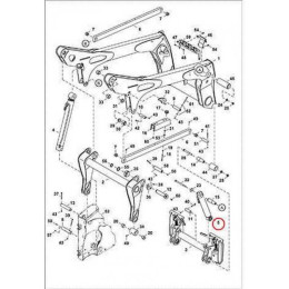 7236322 Гідроциліндр траверси, лівий Bobcat
