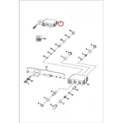 6673959 Клапан позиционирования ковша (BPV) Bobcat