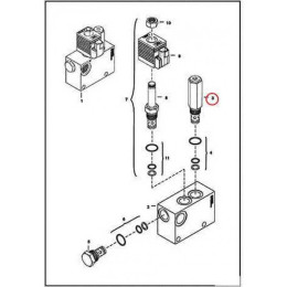 6685185 Клапан предохранительный г/с Bobcat