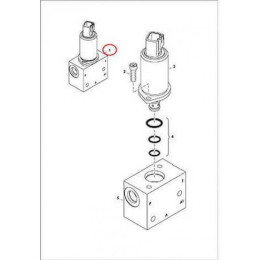 7231373 Клапан ходу Bobcat