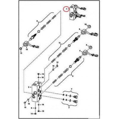 6679102 Клапан хода Bobcat