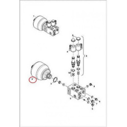 7355444 Колба гидроаккумулятора Bobcat