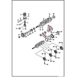 6655186 Вкладиші корінні, std (51,94 mm) Bobcat 6655186 Вкладиші корінні, std (51,94 mm) Bobcat