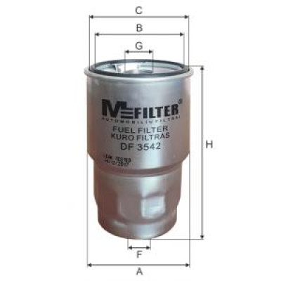 DF 3542 Фільтр паливний DF 3542 Фільтр паливний