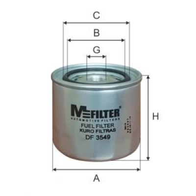 DF 3549 Фильтр топливный DF 3549 Фильтр топливный