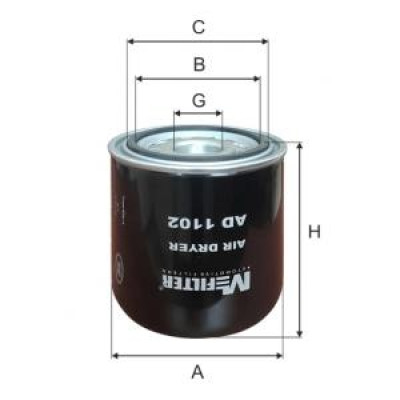 AD 1103 Фильтр влагоотделителя AD 1103 Фильтр влагоотделителя