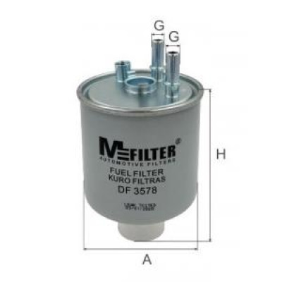 DF 3578 Фильтр топливный DF 3578 Фильтр топливный