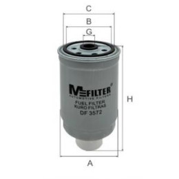 DF 3572 Фільтр паливний DF 3572 Фільтр паливний