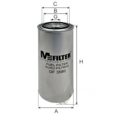 DF 3580 Фильтр топливный DF 3580 Фильтр топливный