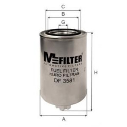 DF 3581 Фільтр паливний DF 3581 Фільтр паливний