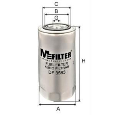 DF 3583 Фильтр топливный DF 3583 Фильтр топливный