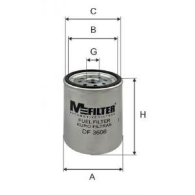 DF 3606 Фильтр топливный DF 3606 Фильтр топливный