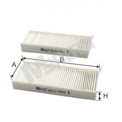 K 9213-2 Фильтр воздушный очистка воздуха салона (комплект) K 9213-2 Фильтр воздушный очистка воздуха салона (комплект)