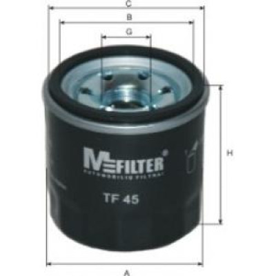 TF 45 Фільтр мастила TF 45 Фільтр мастила