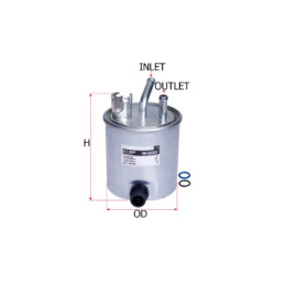 16400-3XN1A NISSAN Паливний фільтр 16400-3XN1A NISSAN Паливний фільтр