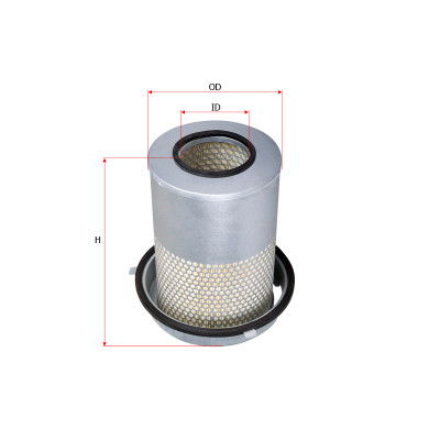 1654689TA1 NISSAN Повітряний фільтр 1654689TA1 NISSAN Повітряний фільтр