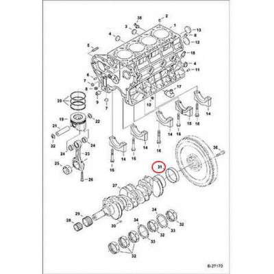 6680735 Втулка клонировали Bobcat
