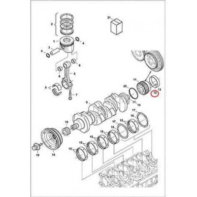 7000696 Втулка клонировали Bobcat