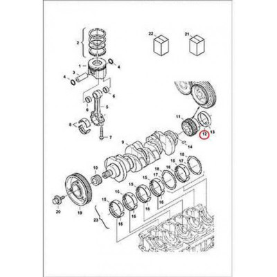 7008391 Втулка клонировали Bobcat