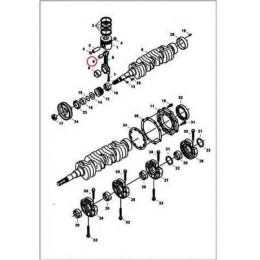 6655243 Втулка шатуна Bobcat 6655243 Втулка шатуна Bobcat