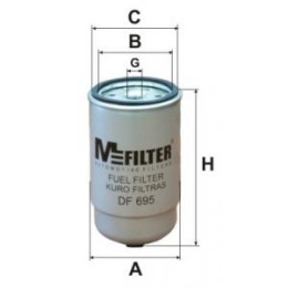DF 695 Фільтр паливний DF 695 Фільтр паливний