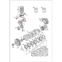 7008478 Втулка шатуна Bobcat