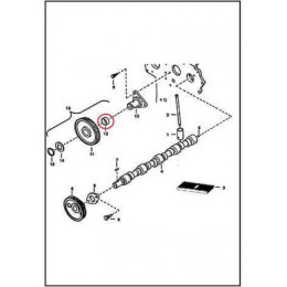 6655242 Втулка шестерні проміжної Bobcat 6655242 Втулка шестерні проміжної Bobcat