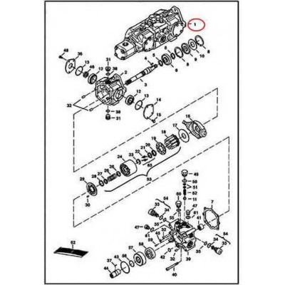 6681937 Гидронасос, с н/ш Bobcat