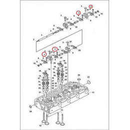 2DM8 Гайка коромисла Bobcat 2DM8 Гайка коромисла Bobcat