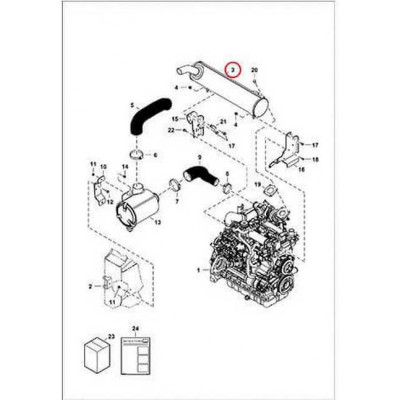 7142021 Глушитель Bobcat 7142021 Глушитель Bobcat