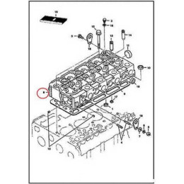 6685503 Головка блока цилиндров Bobcat