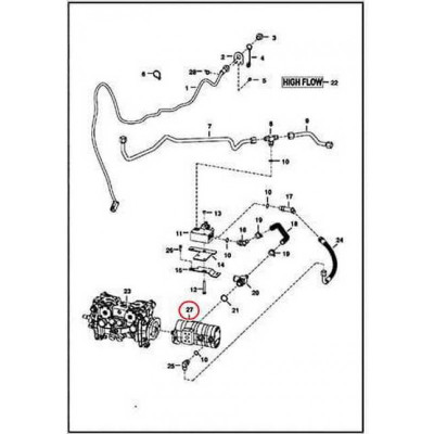 6686389 Насос шестеренчатый Bobcat