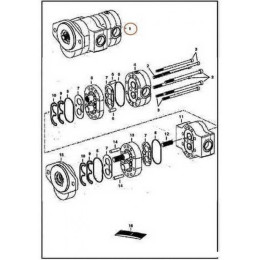 6686707 Насос шестеренчатый Bobcat