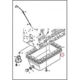 6685518 Картер масляный (поддон) Bobcat