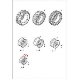 7208252 Диск колісний Bobcat
