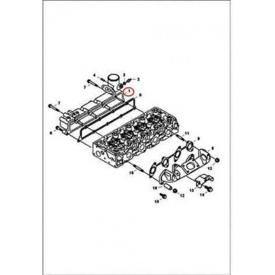 7008466 Впускной коллектор Bobcat