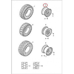 7225127 Диск колісний Bobcat