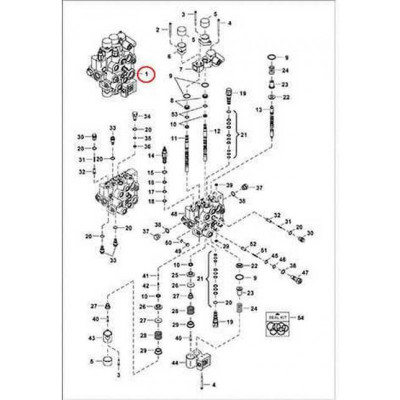 7184230 Гидрораспределитель Bobcat 7184230 Гидрораспределитель Bobcat