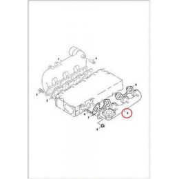 7008378 Коллектор выпускной Bobcat