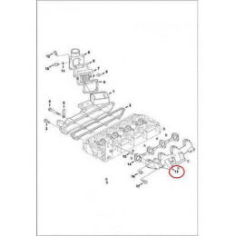 6698551 Коллектор выпускной Bobcat