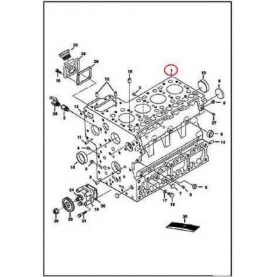 6685522 Блок цилиндров Bobcat