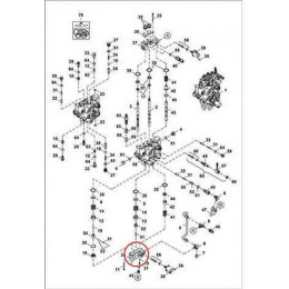 7214959 Блок клапанів г / р Bobcat