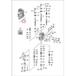 7222720 Гидрораспределитель Bobcat